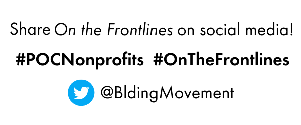 #POCNonprofits #OnTheFrontlines