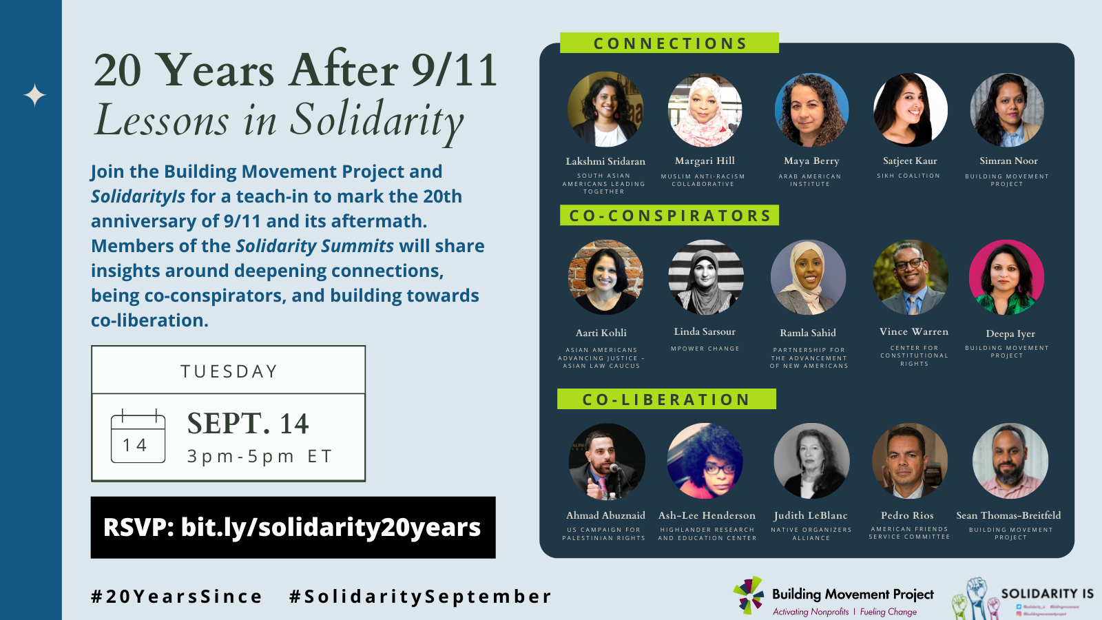 20 Years After 9/11: Lessons in Solidarity