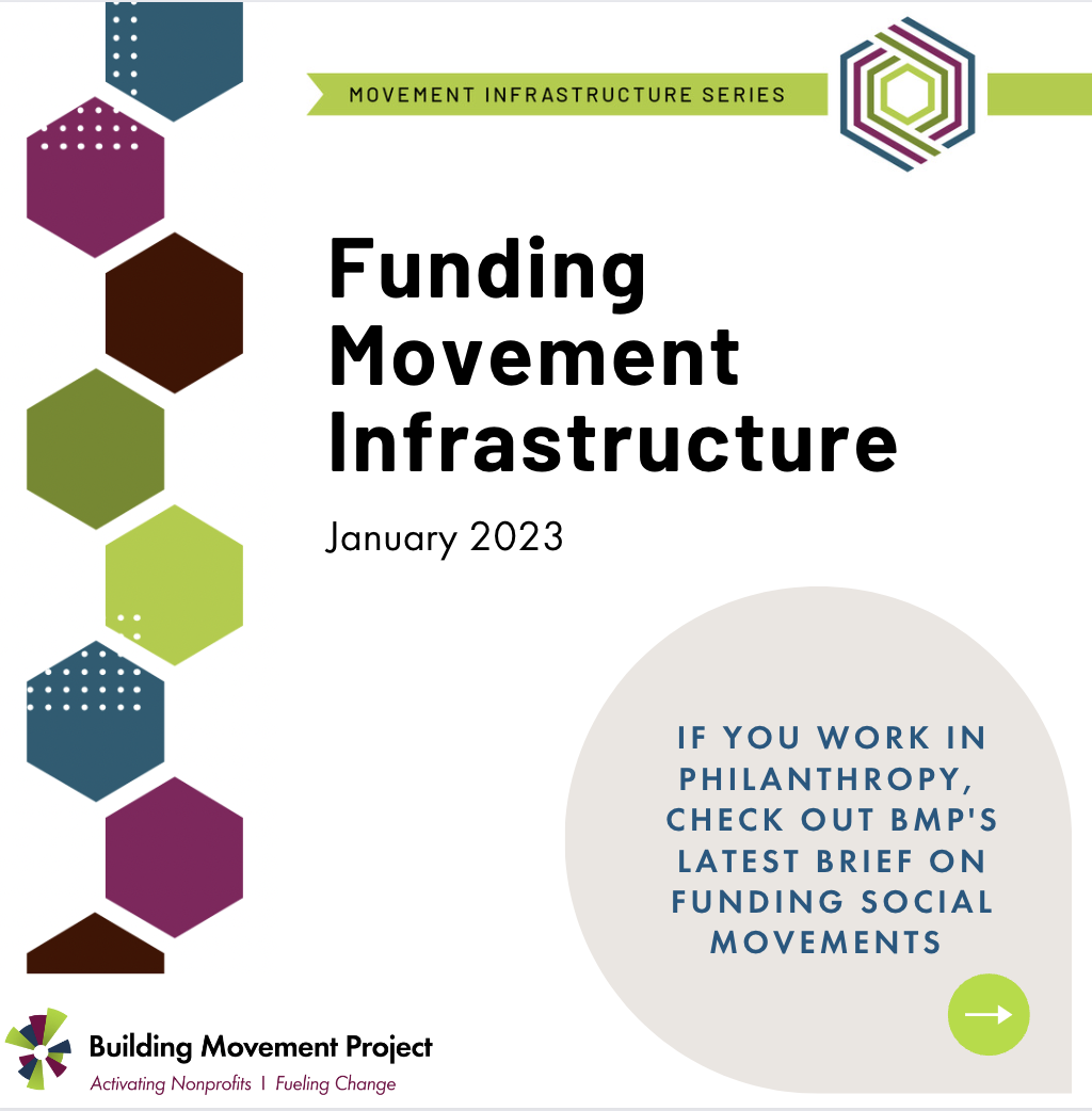 New Report: Funding Movement Infrastructure Brief