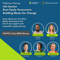 Webinar Recap: Race Equity Assessment Info Session (Building Blocks for Change)