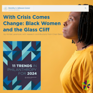 With Crisis Comes Change: Black Women and the Glass Cliff