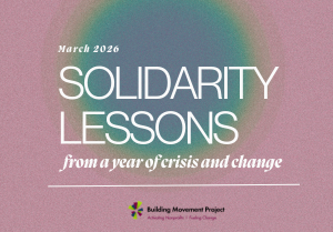 Solidarity Lessons report cover