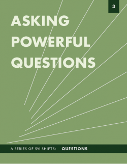 Asking Powerful Questions