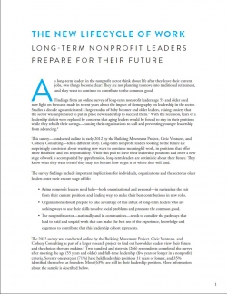 The-New-Lifecylce-of-Work-Long-Term-Nonprofit-Leaders-Prepare-for-their-Future The New Lifecylce of Work Long Term Nonprofit Leaders Prepare for their Future